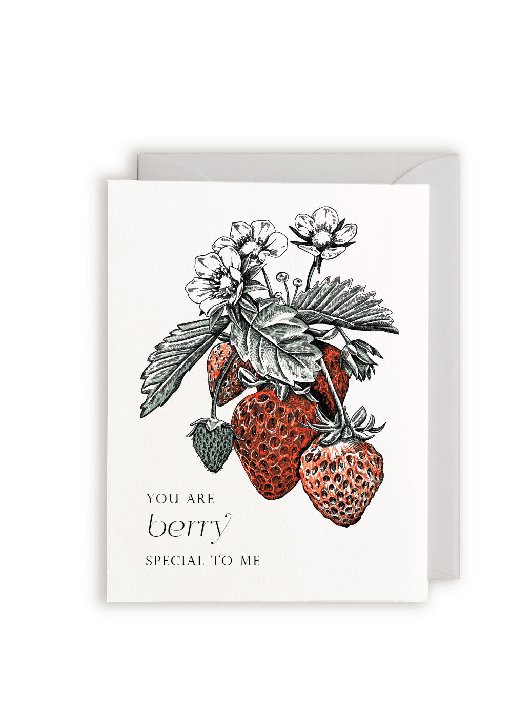 You Are Berry Special To Me Letterpress Greeting Card