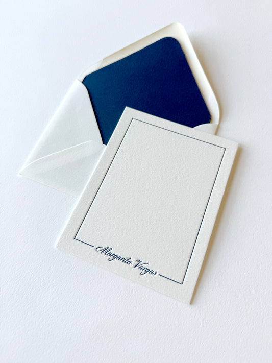 BONUS Semi-Custom Stationery: Classic Border