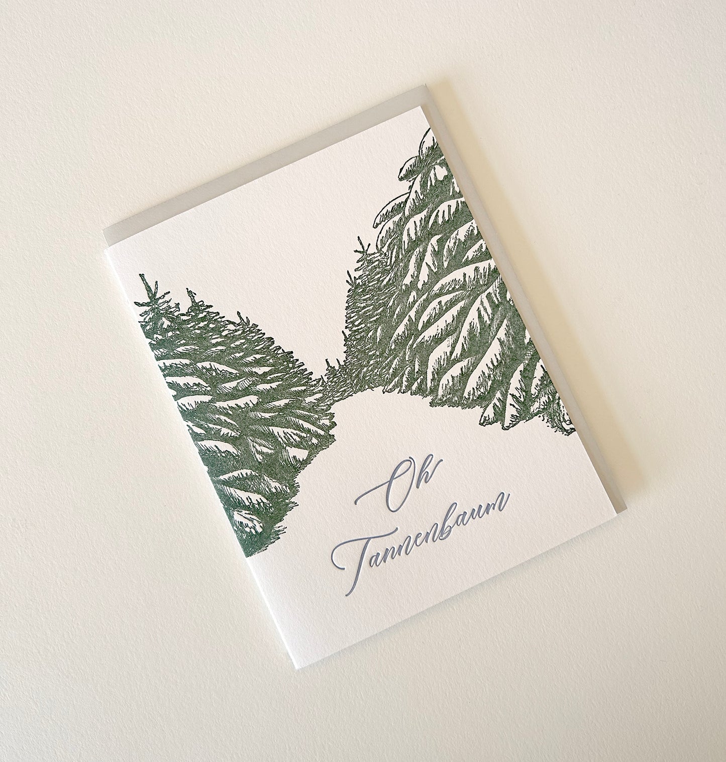 Oh Tannenbaum Holiday Letterpress Card Pack