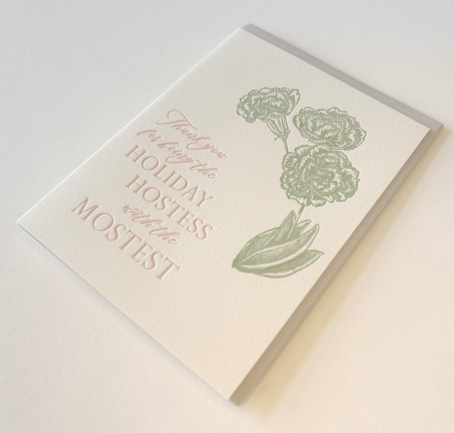 Hostess with the Mostest Holiday Letterpress Card Pack