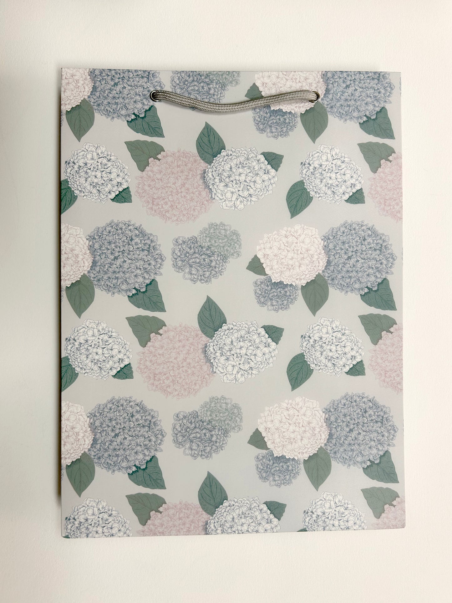 Hydrangea patterned gift bag by Rust Belt Love
