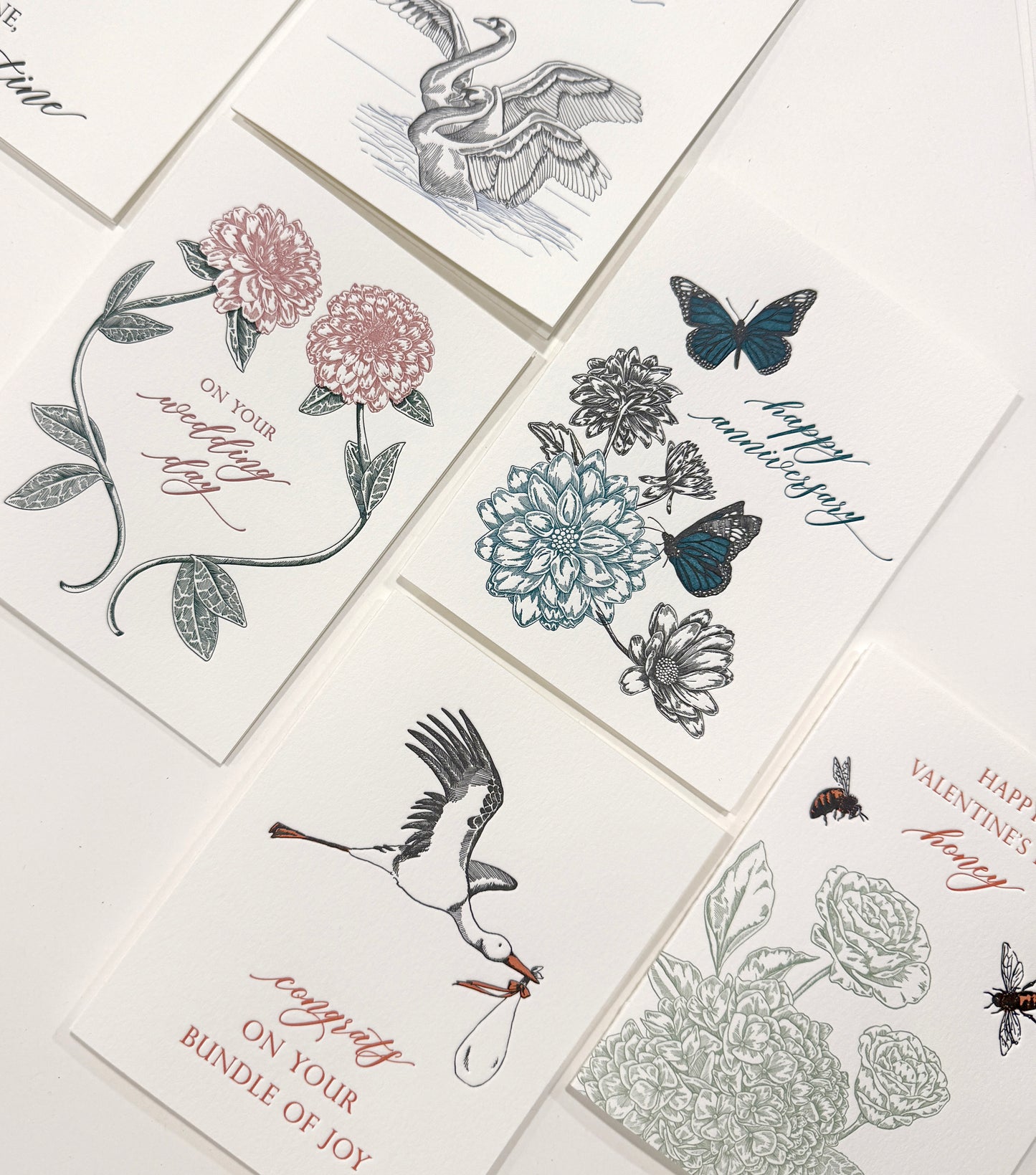 On Your Wedding Day Letterpress Greeting Card