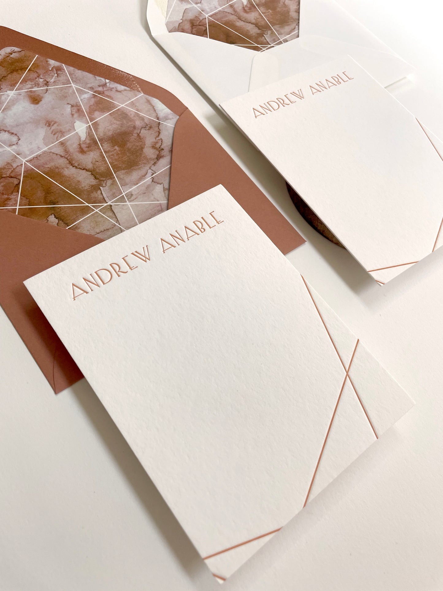 July Semi-Custom Stationery: Art Deco Splash