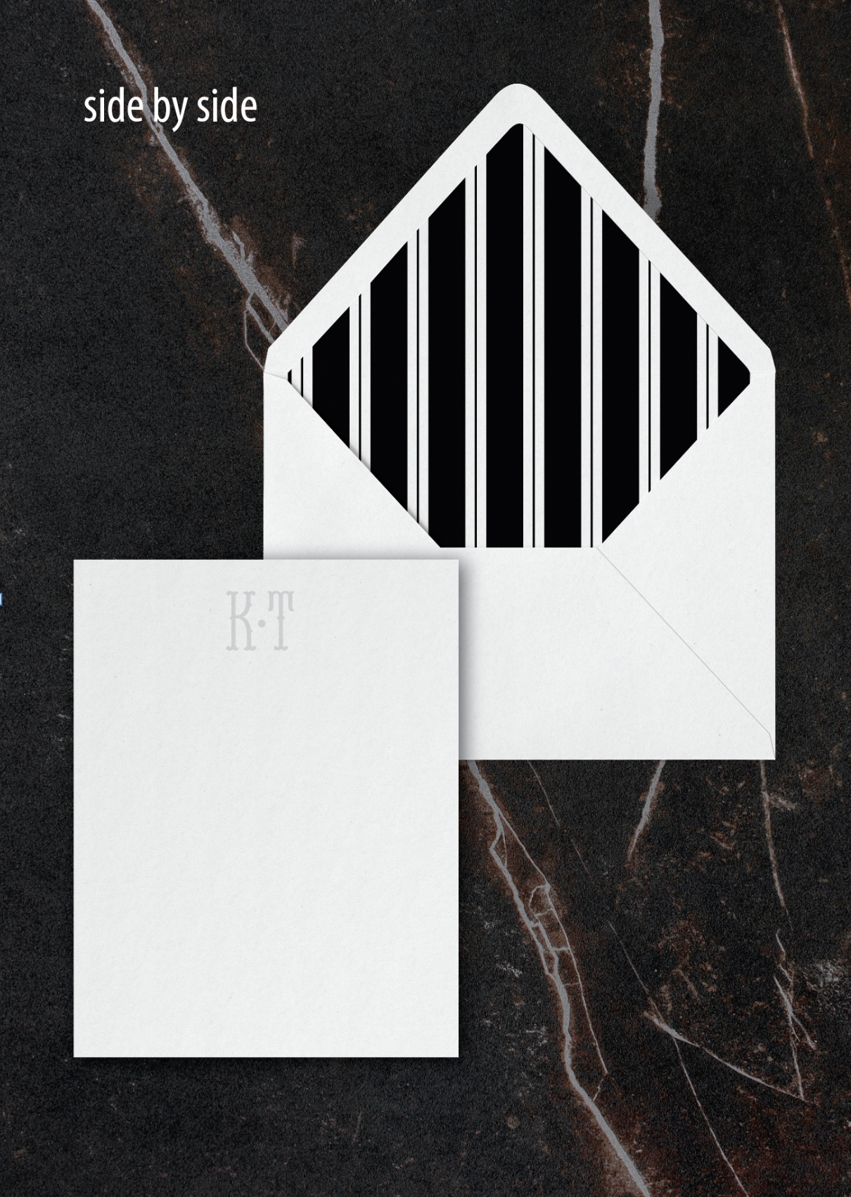 September Semi-Custom Stationery: Classic Monogram