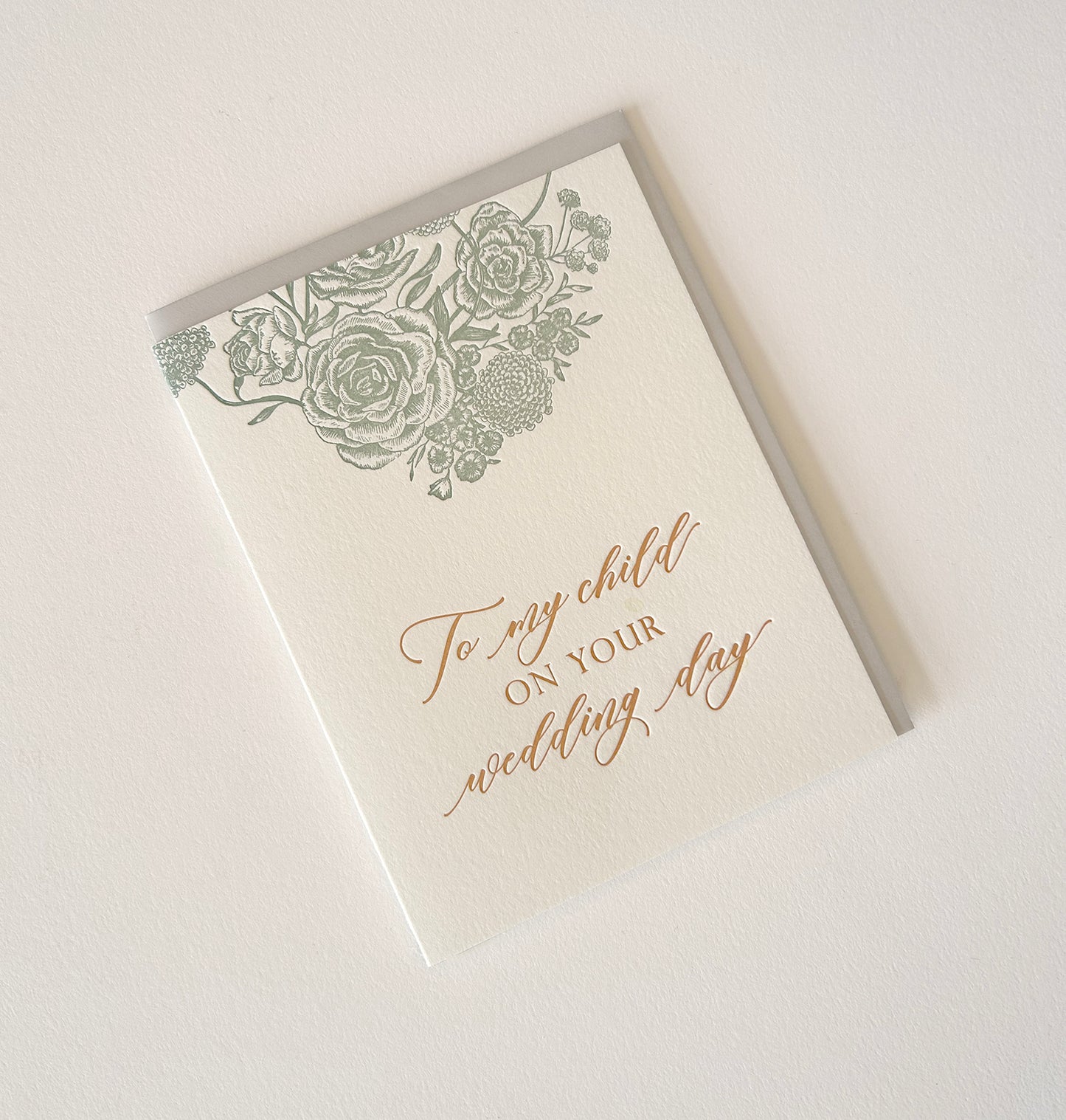 To My Child On Your Wedding Day Greeting Card