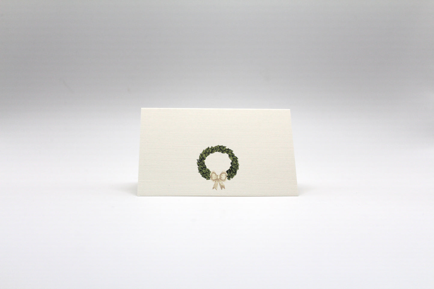 Wreath Place Cards – Double-sided Table Tents (Set of 12)
