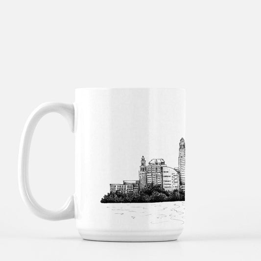 Buffalo, NY Skyline - Mug