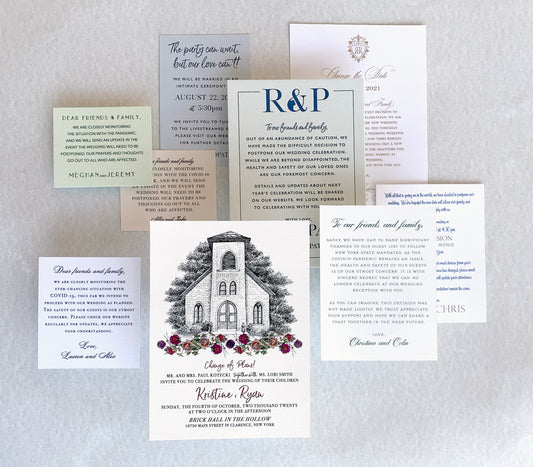 Continued: How to word your invitations {while still in a pandemic}
