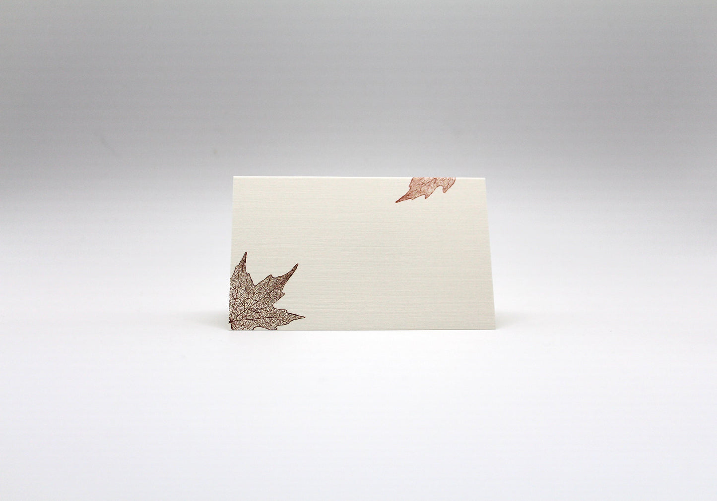 Autumn Leaves Place Cards- Double-sided Table Tents (Set of 12)