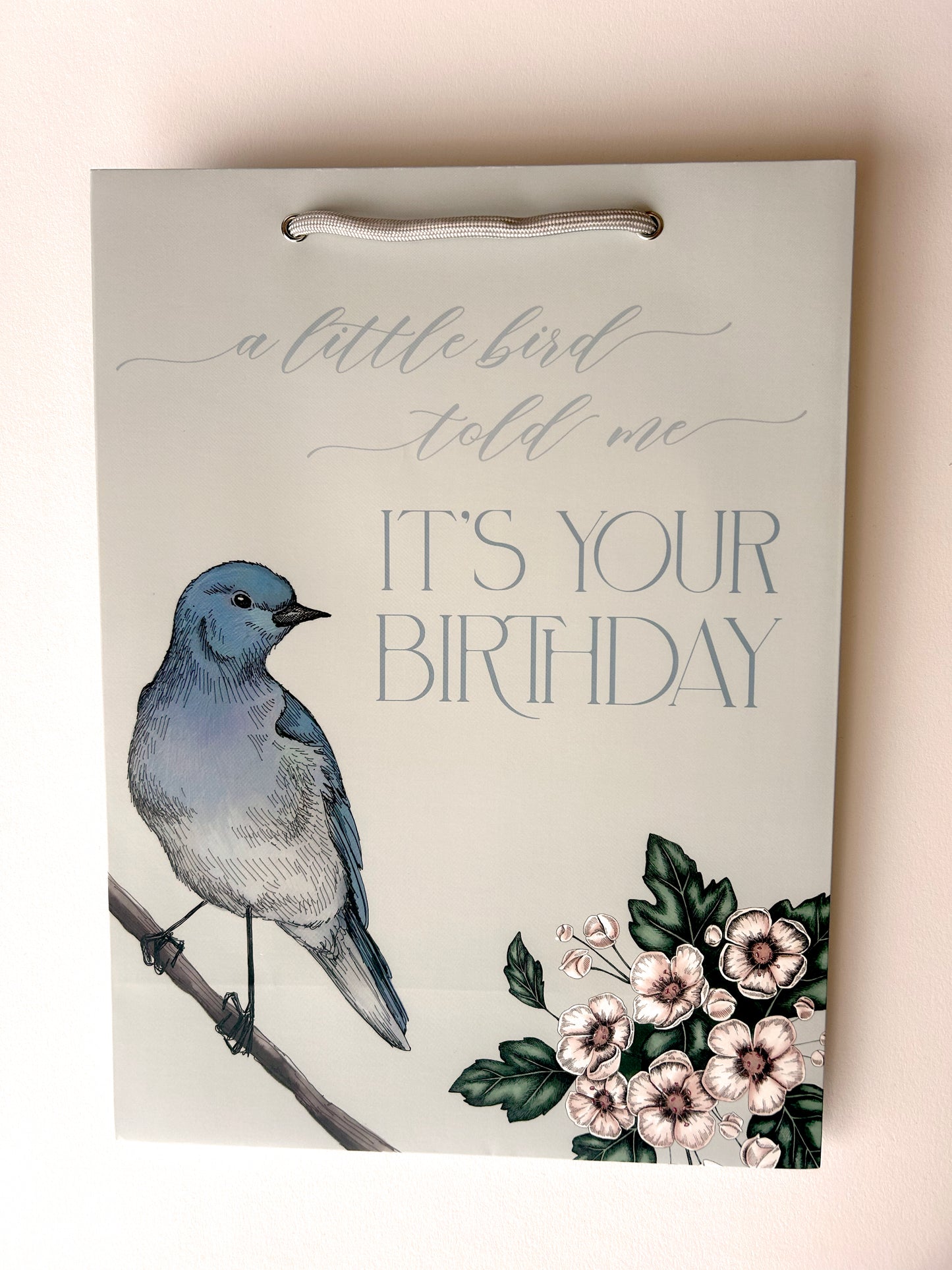 A Little Bird Told Me It's Your Birthday Gift Bag
