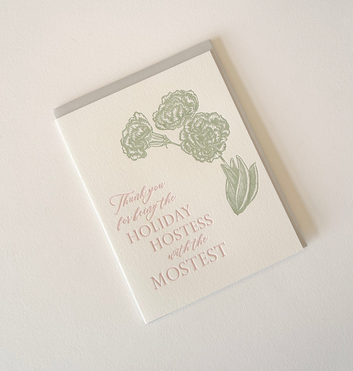 Hostess with the Mostest Holiday Letterpress Card Pack