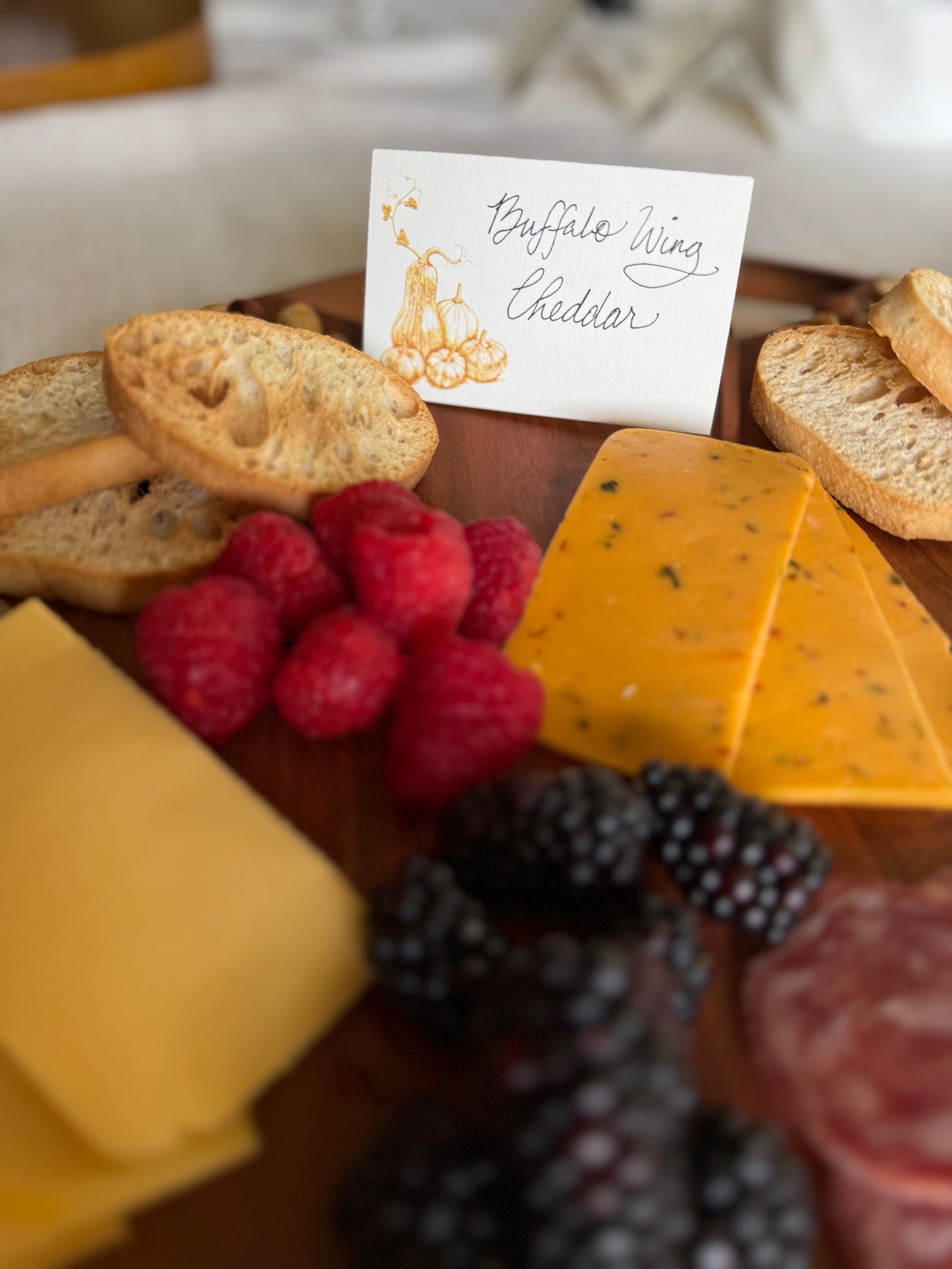 Autumn Harvest Place Cards – Double-sided Table Tents (Set of 12)