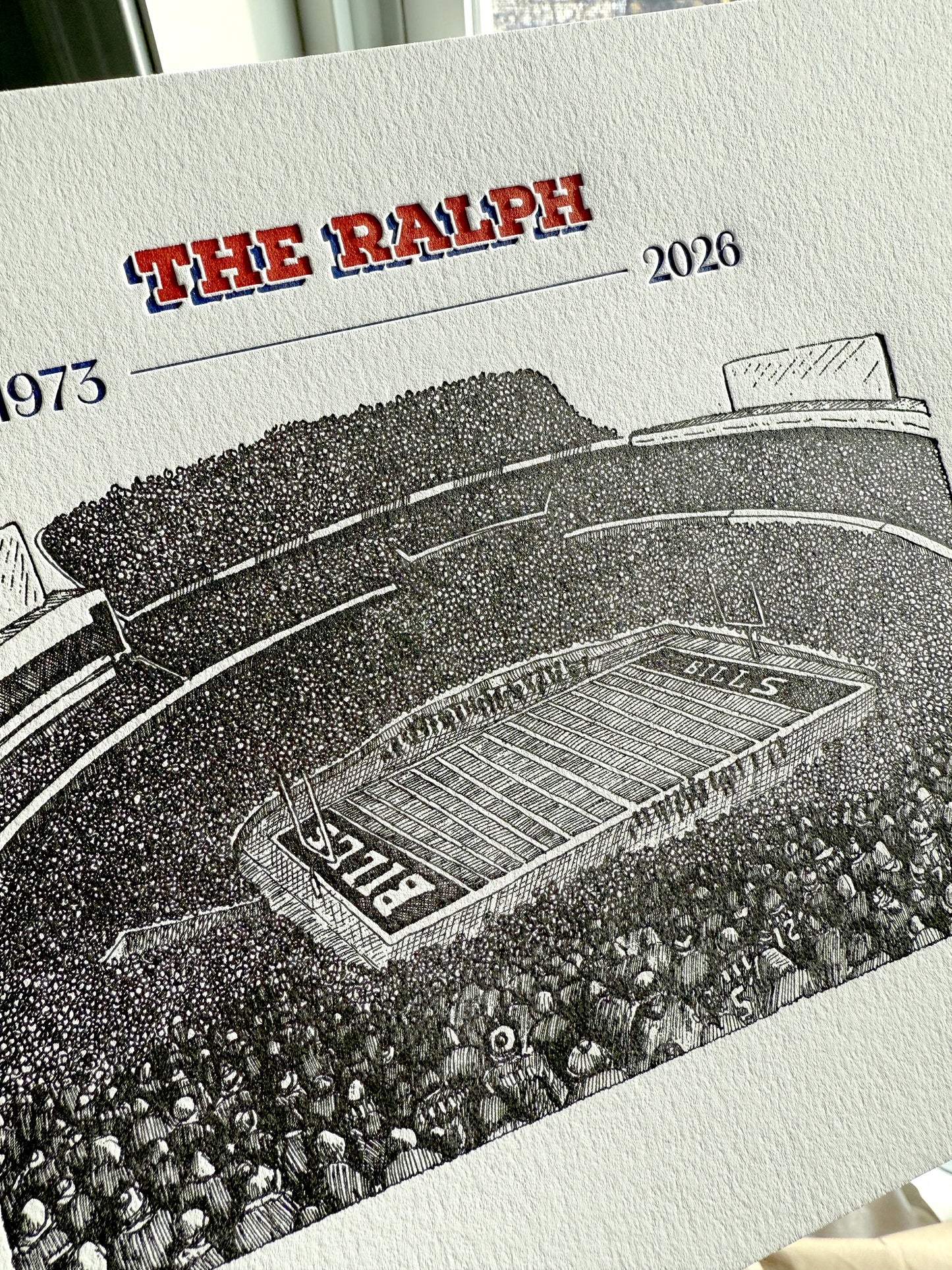 "The Ralph" Fine Art Letterpress Print