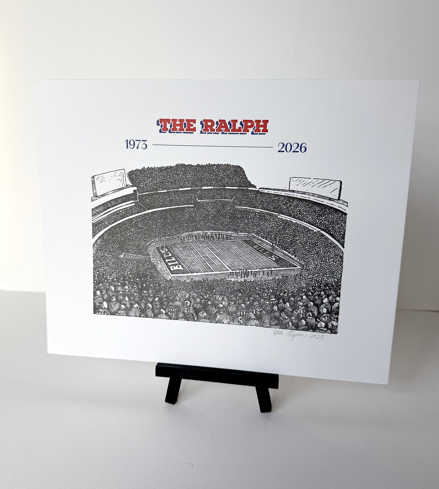 "The Ralph" Fine Art Letterpress Print