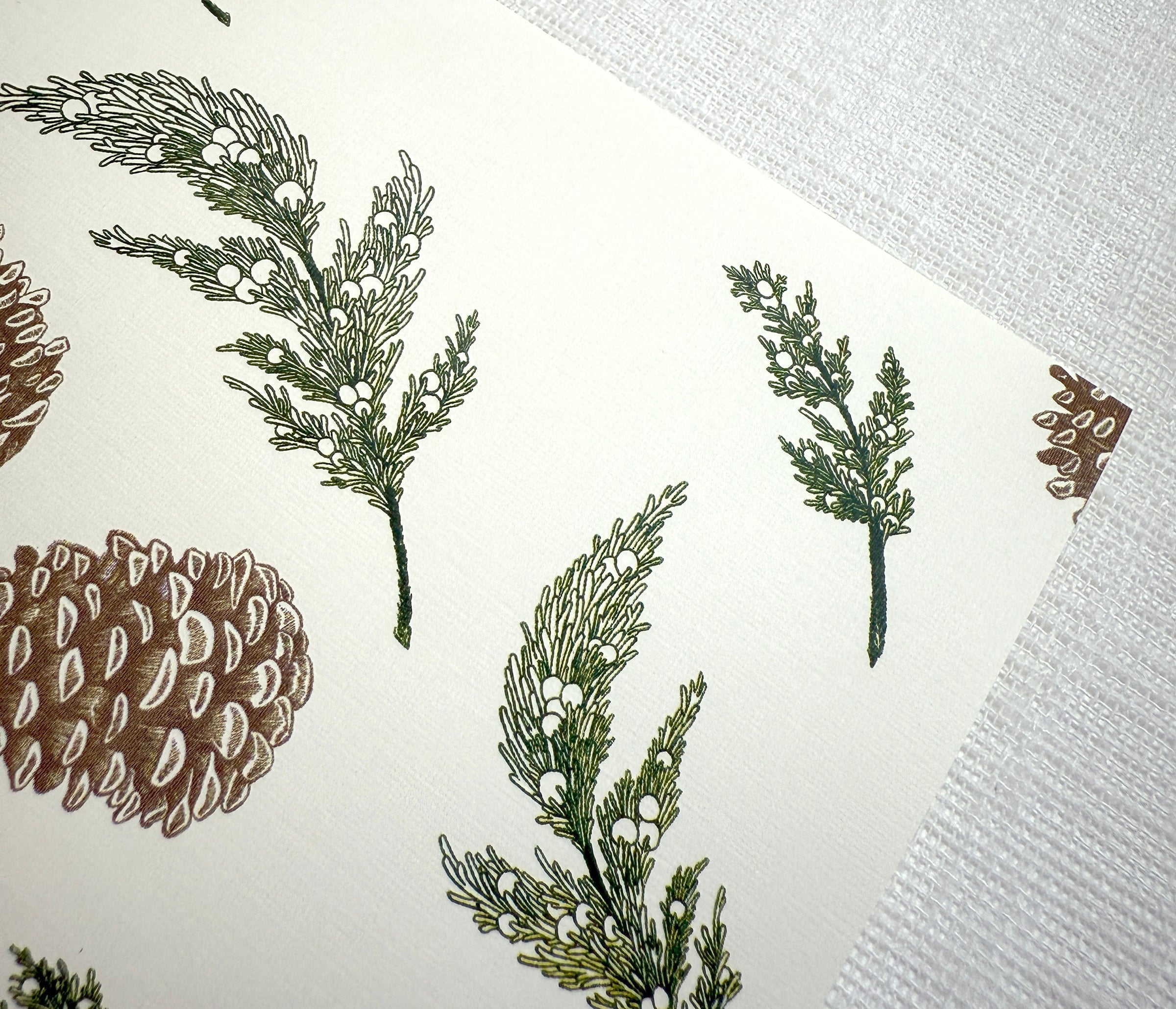 Rust Belt Love Pinecone & Juniper Placemats - Thumbnail 5