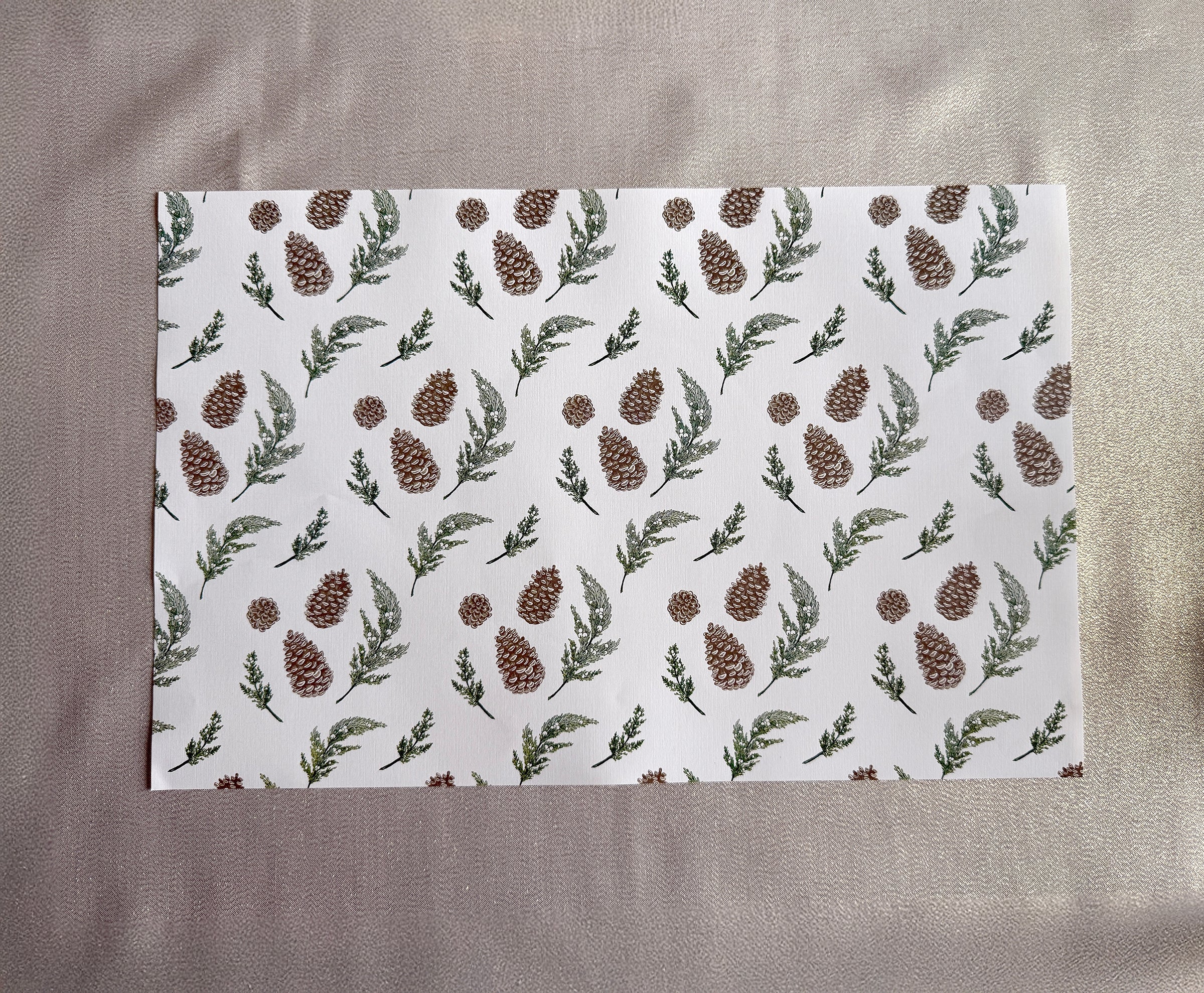 Rust Belt Love Pinecone & Juniper Placemats - Thumbnail 3