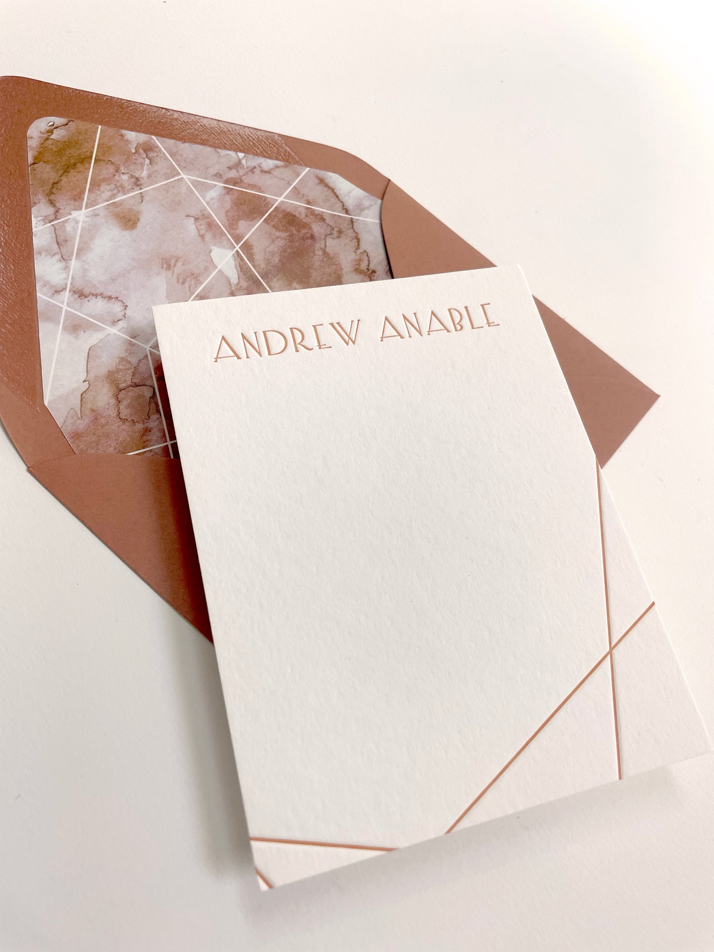 July Semi-Custom Stationery: Art Deco Splash