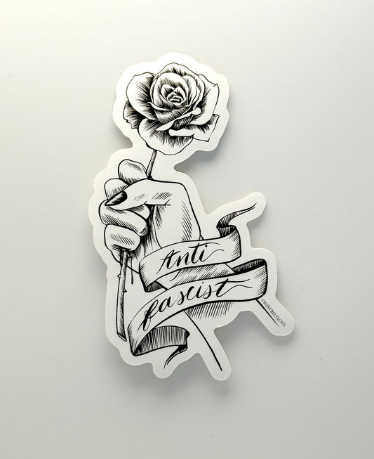 Anti Fascist Sticker
