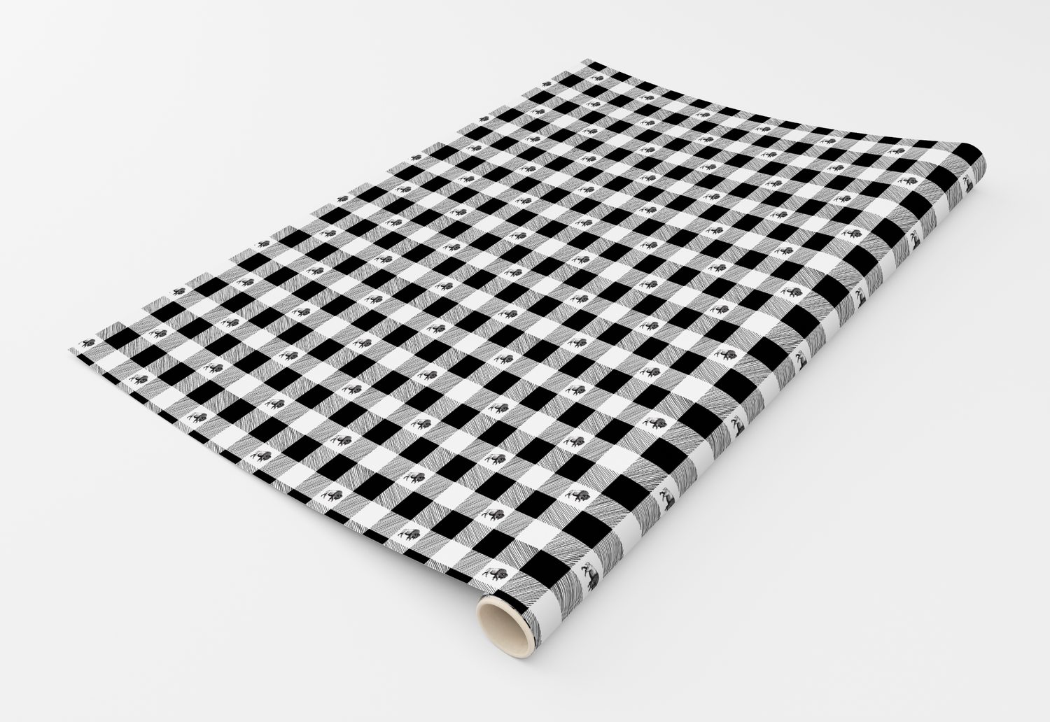 Plaid best sale wrapping paper