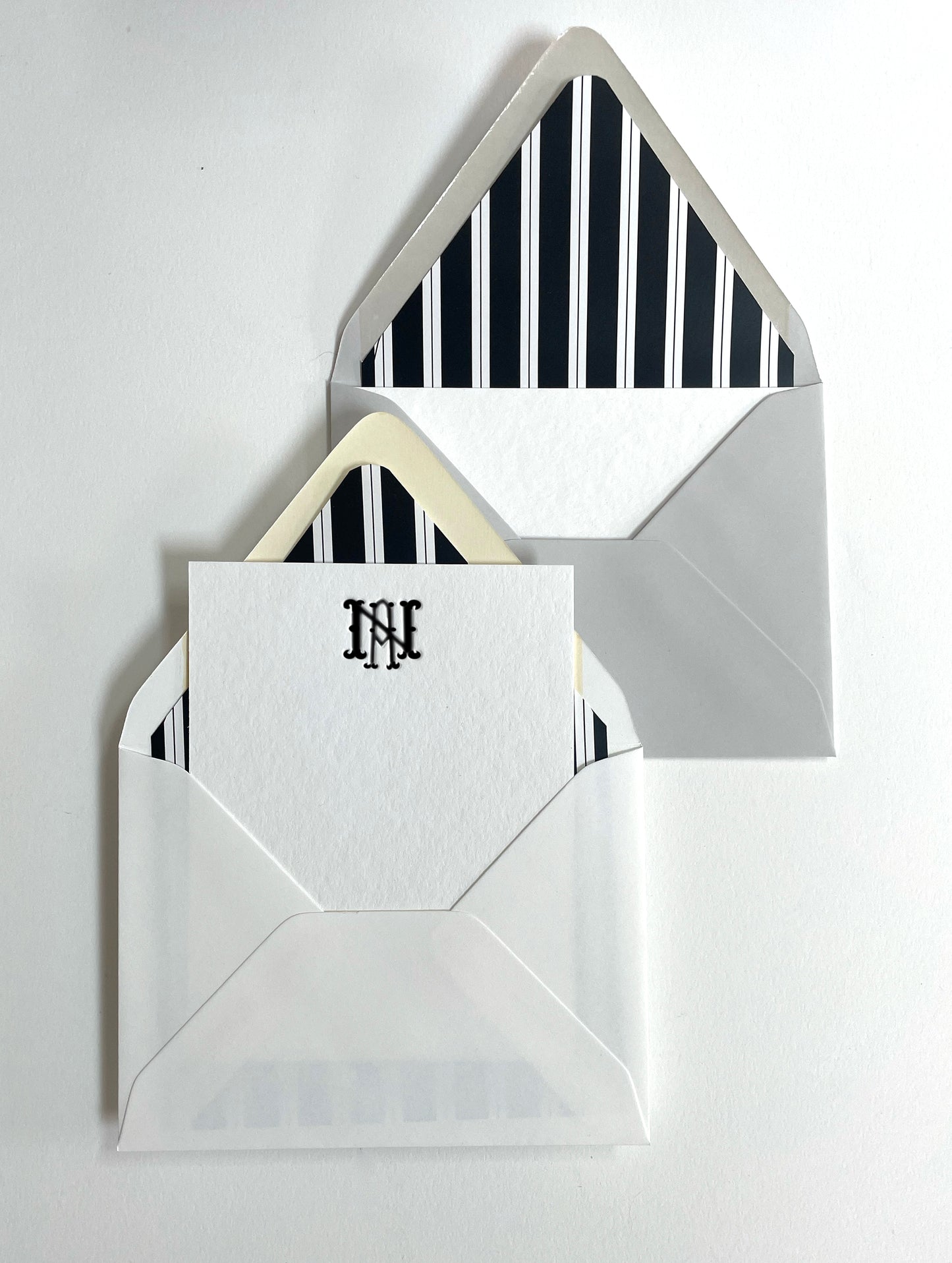 September Semi-Custom Stationery: Classic Monogram