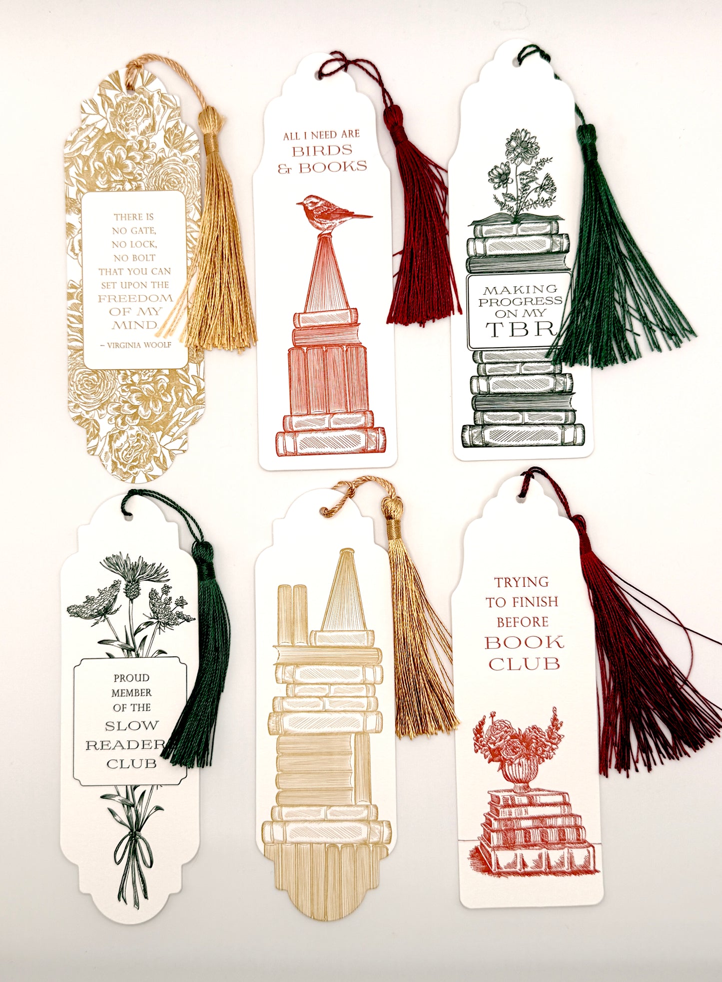 Stack of Books Bookmark