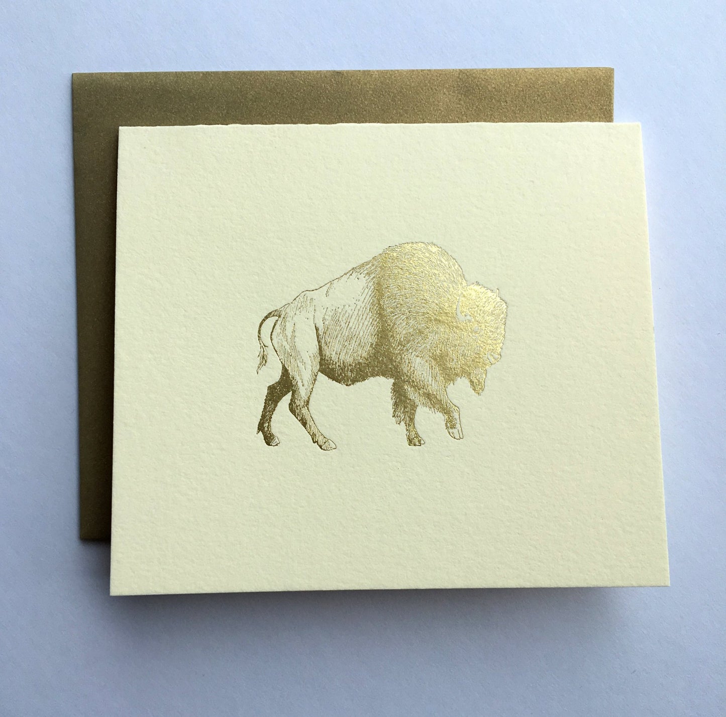 Gold Buffalo Foil Greeting Card