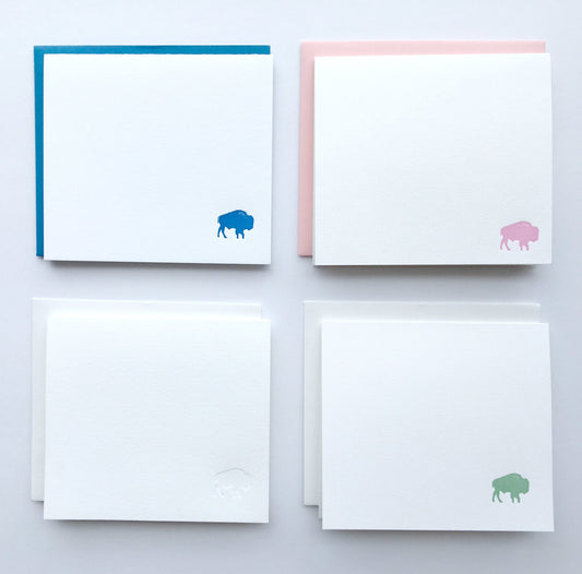 Tiny Buffalo Letterpress Card Pack